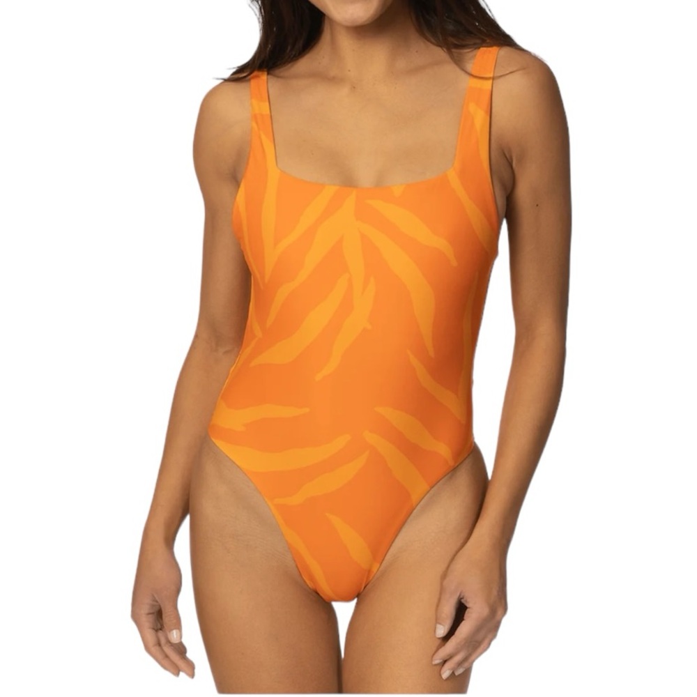 Jolyn Clothing Orange One Piece Swimsuit